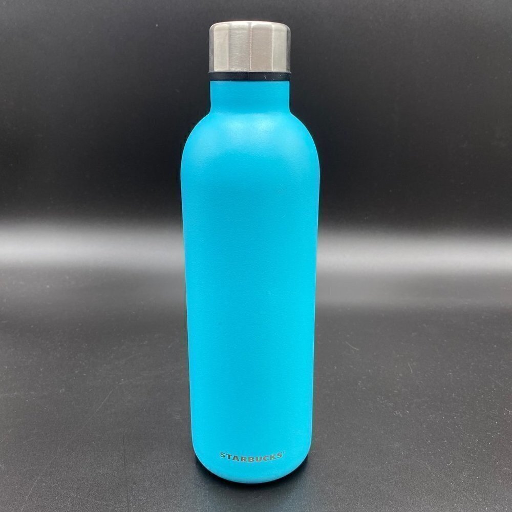 Starbucks Stainless Steel Blue 20 fl oz Water Bottle Tumbler Vacuum Seal